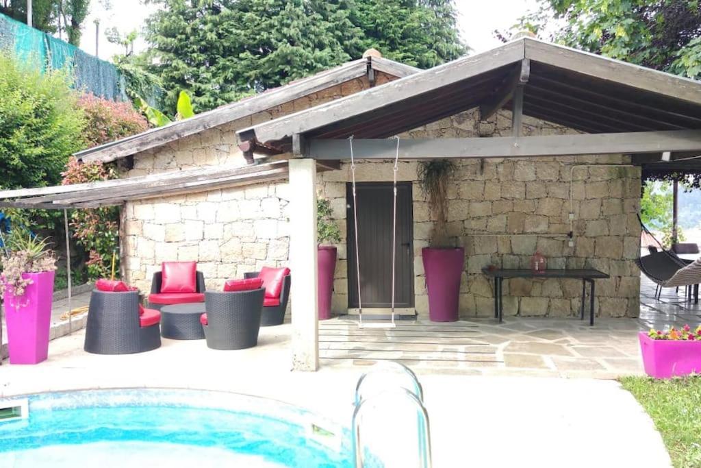 Pool House Au Coeur Du Geres A Rio Caldo Villa Kültér fotó